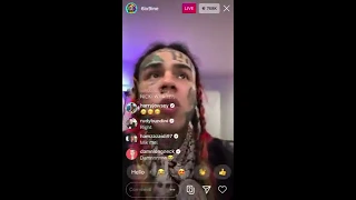 TEKASHI 6IX9INE IG LIVE EXPOSING MEEK MILL A RAT INCLUDING FUTURE PT 2 6/11/20