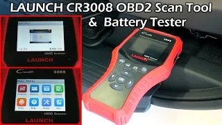 LAUNCH CR3008 OBDII Scan Tool with Battery Tester