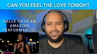 Halle Bailey - Can You Feel The Love Tonight Reaction | FIRST REACTION