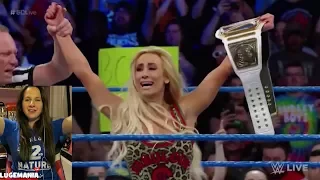 WWE Smackdown 4/10/18 Carmella MITB cash in