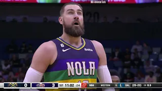 Jonas Valanciunas 14 pts 9 reb 1 blk vs Denver Nuggets | 2023-01-24