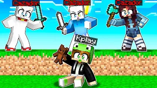 Minecraft: BEBE KPLAY vs 3 CAZADORES 😱🔪 MINECRAFT SPEEDRUN con ALEXY, AZUHH y RABBITO