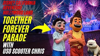 Together Forever Pixar Parade at Disney California Adventure in Hollywood Land 2024!