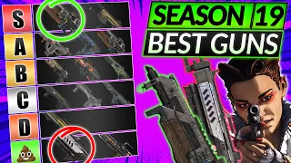 NEW SEASON 19 WEAPONS TIER LIST - BEST and WORST GUNS - Apex Legends Guide