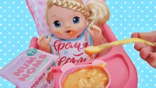 Кукла Беби Элайв Эмили/Открываем Сюрприз Num Noms/Зырики ТВ