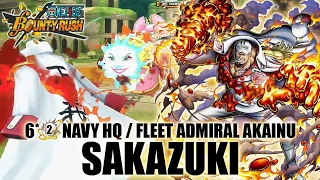 6⭐️ Boost 2 Fleet Admrial EX AKAINU(Still Really Strong!) SS League Gameplay | One Piece Bounty Rush