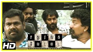 Sathuranga Vettai Scenes | Natraj plans a new trick to fool a jeweler | Ishaara Nair | Ramachandran