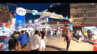Naklua Eat and Walk Festival  In Pattaya 360° Virtual Walking 11.12.2022
