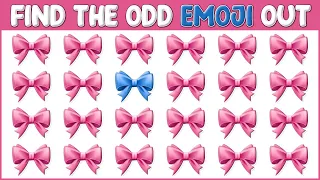 HOW GOOD ARE YOUR EYES? Find The Odd Emoji Out | Emoji Puzzle QUIZ
