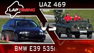 A leggyorsabb karácsony! UAZ 469 vs. BMW E39 535i (LapTiming ep. 47)