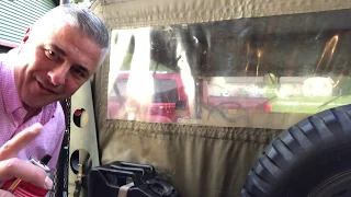 OMG! How to clean a clear vinyl window on a M151A2 soft top or any clear vinyl window.