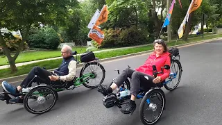 Ageing in style, recumbent trike style.