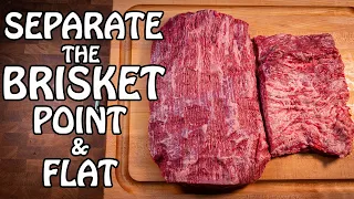 Trimming and Separating the Brisket Point and Flat | Detailed Step by Step | 4k
