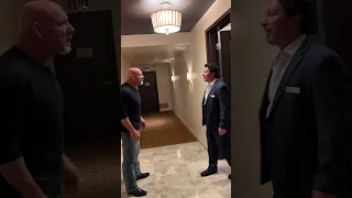 This is funny WWE Legend Goldberg having an issue in Las Vegas