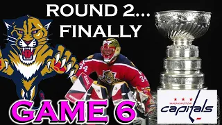 FLORIDA PANTHERS FINALLY Win a Round in the NHL Playoff beating the Washington Capitals in Game 6.