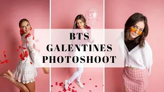 Behind The Scenes Studio Valentines Photoshoot | Vlog
