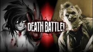 leatherface (bubba sawyer) vs jeff the killer (jeffrey wood) (alt animation collab @TheCultDc2 )