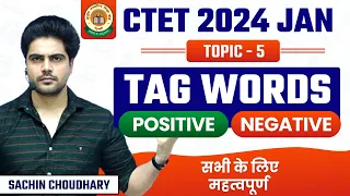 CTET 21 JAN Tag Words by Sachin choudhary live 8pm