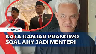 Ganjar Pranowo soal AHY Masuk Kabinet Menteri: Kompensasi Koalisi