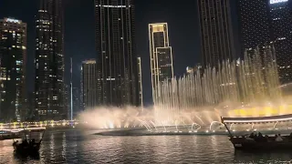 Dubai BurjKhalifa water Fountain Show #dubai#fountainshow #burjkhalifa #sheikh #desert #desertsafari