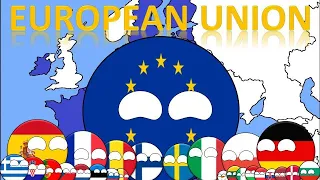 History of European Union in Countryballs