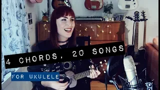 4 CHORDS, 20 SONGS ON UKULELE (C - G - Am - F) | idatherese