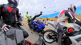 Rider Slams Into Group | Epic & Unexpected Moto Moments 2021