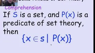 1.11.11 Set Theory Axioms: Video [Optional]