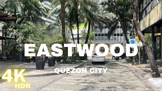 EASTWOOD CITY WALK 4K|  Living, Working, Playing & Shopping AREA of QUEZON | MANILA PHILIPPINES