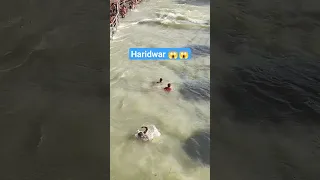 Haridwar ke pakke swimmers 😱🫡 | Haridwar Kids Swimming Video | #viral #haridwar #harkipauri #ganga