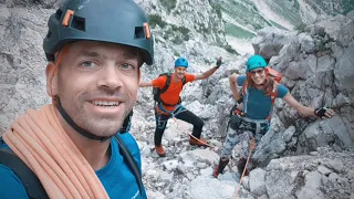 Triglav north wall - Slovenian route