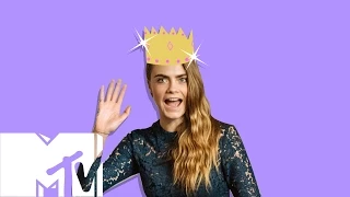 Cara Delevingne Plays Paper Crowns | MTV Movies