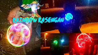 How to make diy Rainbow Rasengan | Make Rasengan in Real Life | Spidey Maker