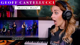 Geoff Castellucci "Monster Mash" REACTION & ANALYSIS by Vocal Coach / Opera Singer