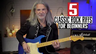 5 Classic Rock Riffs for Beginners