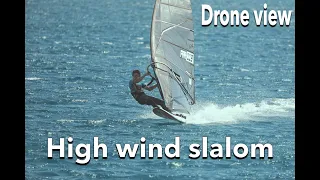 Windsurf slalom Blasting in Tenerife, dedicated to all windsurf fin lovers...