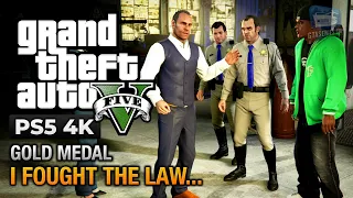 GTA 5 PS5 - Mission #43 - I Fought the Law... [Gold Medal Guide - 4K 60fps]