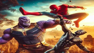 Epic Showdown! Thanos vs Black Panther and The Avengers Action Figures | Ultimate Battle for Kids