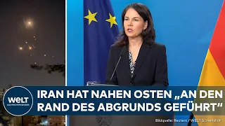 ANNALENA BAERBOCK: Iran hat Nahen Osten „an den Rand des Abgrunds geführt“ | Statement