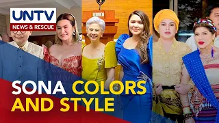 Attendees flaunt their best Filipiniana attire at SONA 2023