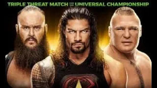 WWE FULL MATCH 2024--ROMAN REIGNS VS BROCKLESNER VS BRAUN STROWMAN--UNIVERSAL CHAMPIONSHIP--FASTLANE
