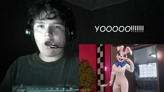 Microwave Reacts To ASTRAY - Five Nights At Freddys Security Breach (Offical Video) Reaction Video