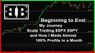 Beginning to End: My Journey Scalp Trading $SPX $SPY and How I Made Almost 100% Profits in a Month