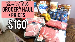 SAM'S CLUB GROCERY HAUL W/ PRICES | GROCERY HAUL 2020