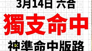 3月14日 上期中２１ ４６ ３３ ４７ 獨支命中 神準命中版路 香港六合彩版路號碼預測 【六合彩財神爺】