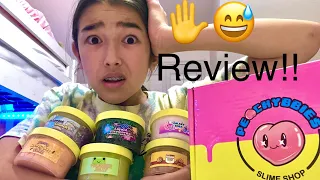 PeachyBbies slime review!! 100% honesty. Frogger jelly and galaxy. boba boba kit