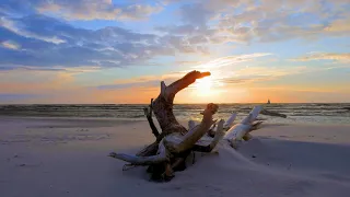 Early morning meditation - Ocean and waves - Sunrise