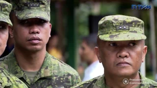 Camp Visit to the Philippine Army’s 603rd Infantry Brigade, 6ID (Speech)