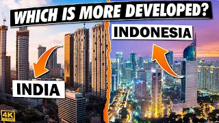 Indonesia Developing Faster Than India ! Indonesia vs India : Which country is more developed ?