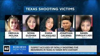 Suspect accused of killing 5 neighbors in Texas taken into custody